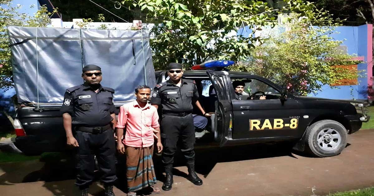 পটুয়াখালী মায়ের করা মামলার আসামী দুলালকে গ্রেপ্তার করেছে  র‌্যাব