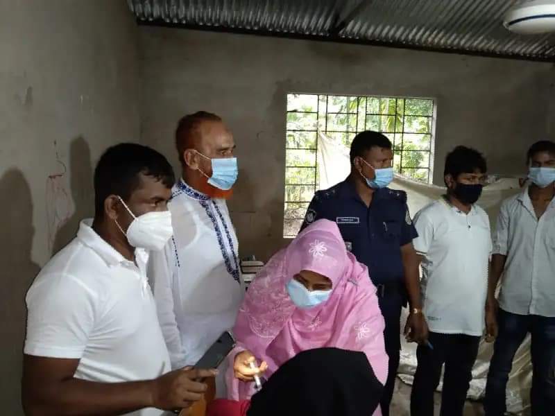 মেহেন্দিগঞ্জ সদর ইউনিয়ন কোভিড-১৯ করোনা টিকা উদ্ধোধন করেন মোঃ শাহাদাত হোসেন মাসুদ