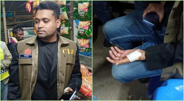 মুলাদীতে হাতাহাতির ফাঁকে পালালেন আসামি, পুলিশের দুই সদস্য আহত