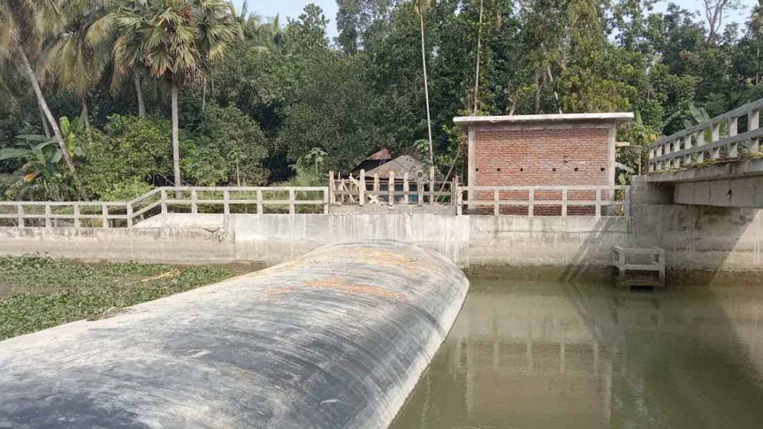 নাজিরপুরে রাবার ড্যাম: খুলছে কৃষকের সম্ভবনার দ্বার