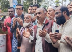 অবহেলিত রাস্তার কাজের শুভ উদ্বোধন