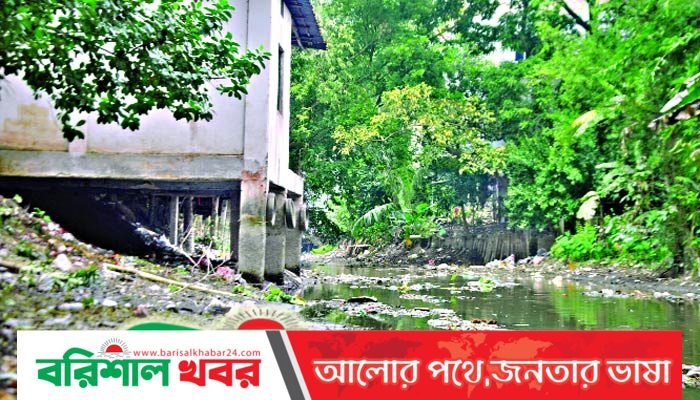 দখল-দূষণে মৃতপ্রায় বরিশালের ২২ খাল
