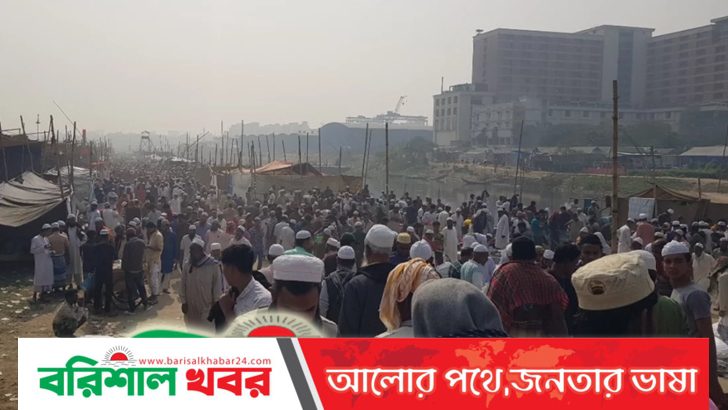 তুরাগ তীরে মুসল্লিদের ঢল
