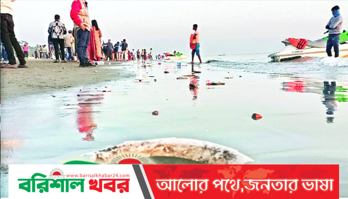 কুয়াকাটা:আবর্জনায় মলিন সৌন্দর্য