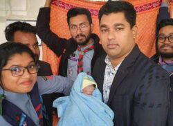 মেট্রোরেলের স্টেশনে নবজাতকের জন্ম
