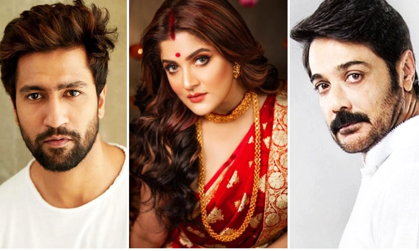 ‘দেবী চৌধুরানি’ শ্রাবন্তী, সঙ্গে প্রসেনজিৎ-ভিকি কৌশল
