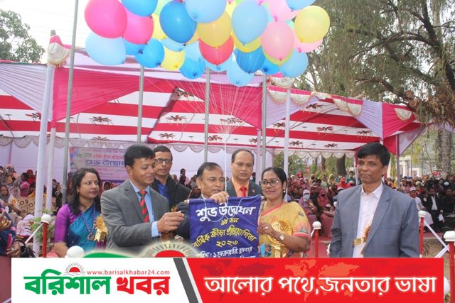 বরিশাল সরকারি বালিকা উচ্চ বিদ্যালয়ে  ক্রীড়া প্রতিযোগিতার উদ্বোধন করেন পানিসম্পদ প্রতিমন্ত্রী জাহিদ ফারুক শামীম