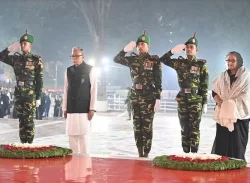 ভাষা শহীদদের প্রতি জাতির শ্রদ্ধা