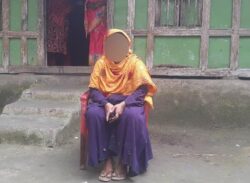 বিয়ের দাবিতে প্রেমিকের বাড়িতে ৪ সন্তানের জননীর অনশন
