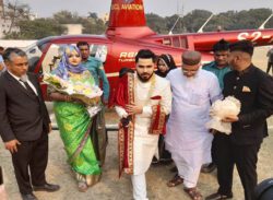 হেলিকপ্টারে চড়ে বিয়ে করলেন নীরব