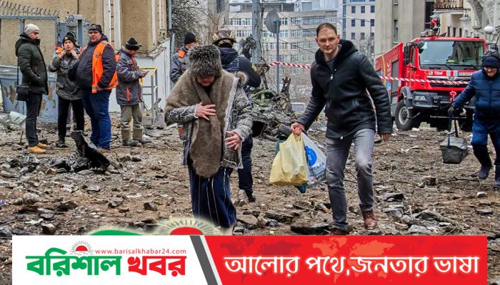 ইউক্রেনে  ক্ষেপণাস্ত্র ও ড্রোন হামলা রাশিয়ার