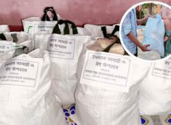 অসহায় ও দুস্থ পরিবারের মাঝে ধ্রুবতারার ইফতার সামগ্রী বিতরণ