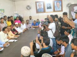 ভান্ডারিয়ায় মিথ্যা অপপ্রচারের বিরুদ্ধে জেপি’র সংবাদ সম্মেলন