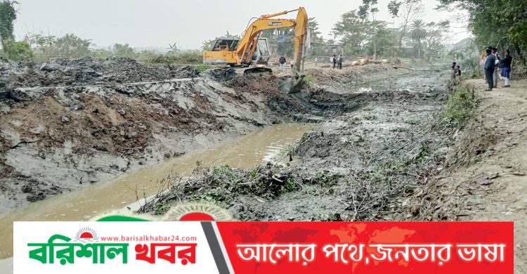 প্রাণ ফিরছে বরিশাল নগরীর ৭ খালে