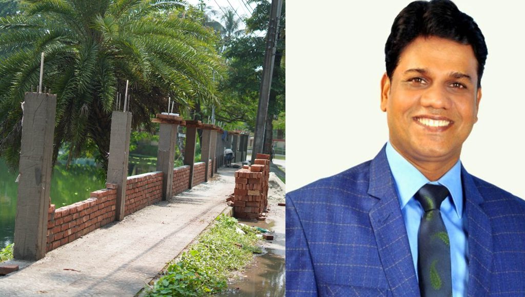 বরিশালের ডিসি লেক:সৌন্দর্য রক্ষায় যুবদল নেতা বাবলুর জনস্বার্থে মামলা