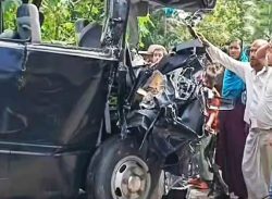 পটুয়াখালীতে র‍্যাবের গাড়ি ও বাসের সংঘর্ষে নিহত তিন