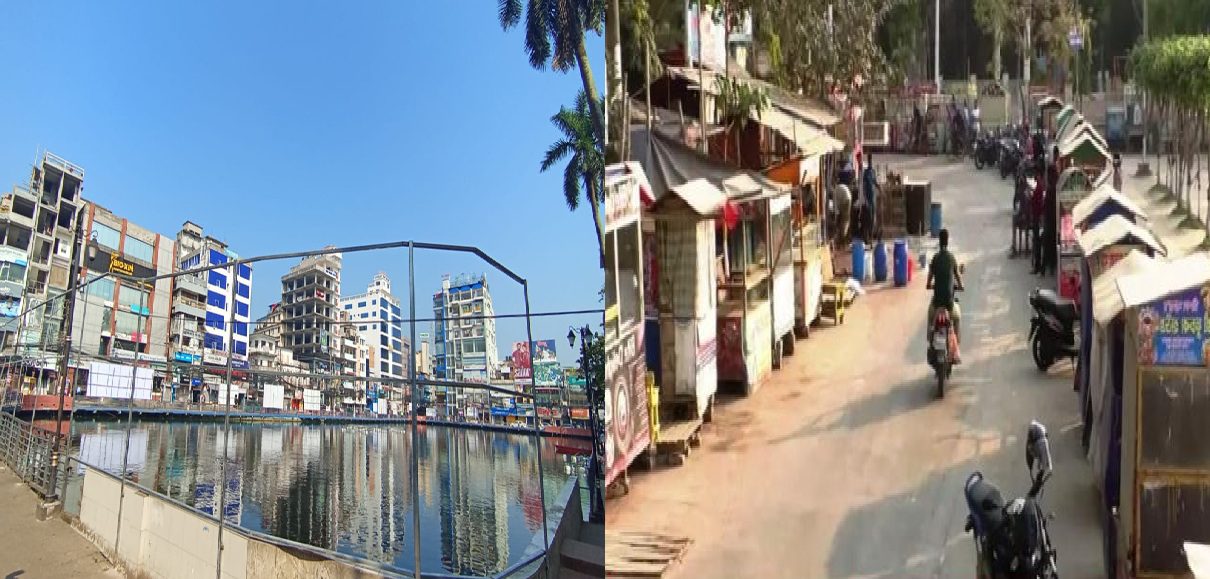 অবরুদ্ধ বরিশালের ‘ফুসফুস’ বিবির পুকুর ও বেলস পার্ক