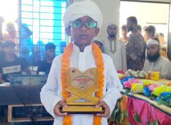 চাঁদপুরের ১১ বছরের ইয়াছিন ৯ মাসেই হাফেজ