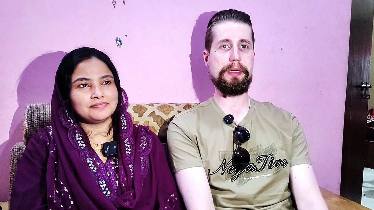 প্রেমের টানে জামালপুরের গ্রামে ফিনল্যান্ডের তরুণ, করলেন বিয়ে